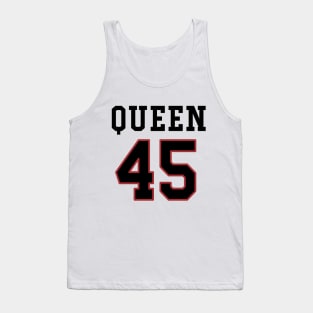 45th Birthday Gift Slab Queen 45 Tank Top